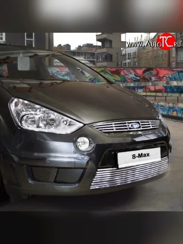 Декоративная вставка воздухозаборника Novline Ford S-Max  1 (2006-2010) дорестайлинг