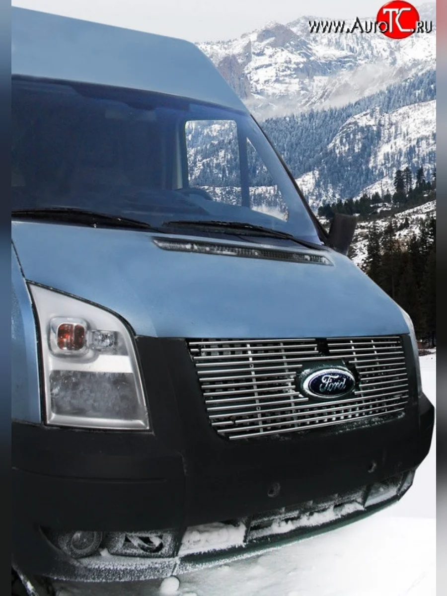 Декоративные вставки решетки радиатора Novline Ford Transit цельнометаллический фургон (2006-2014)  в Перми Пермском крае