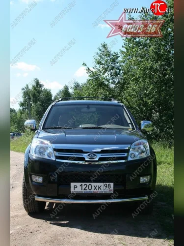 Защита переднего бампера одинарная Souz-96 (d60) Great Wall Hover  1-ый рестайлинг (2010-2014)