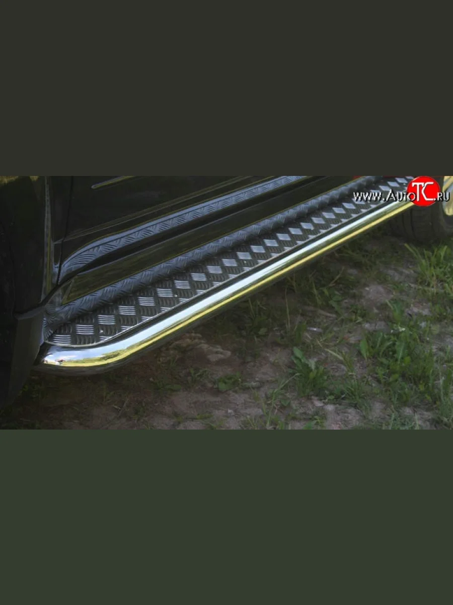 Широкая защита порогов из металлического листа Novline  Great Wall Hover (2010-2014)  в Самаре Самарской области