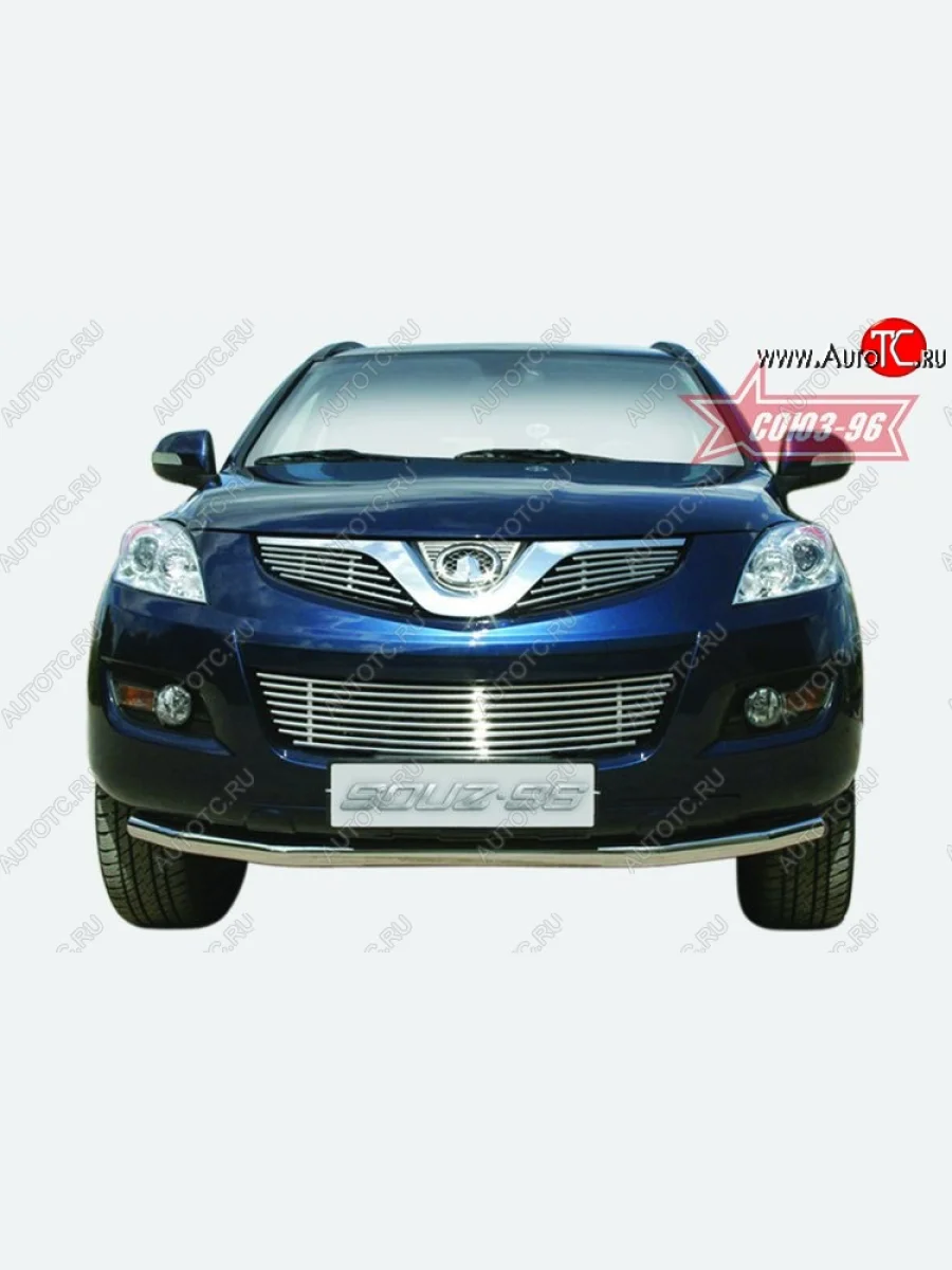 Защита переднего бампера одинарная Souz-96 (d60) Great Wall Hover H5 (2010-2017)  в Перми Пермском крае