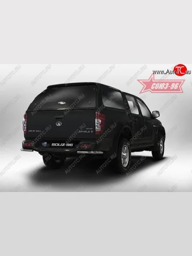 Защита заднего бампера из двух боковых уголков диаметром трубы 42 мм Souz-96 Great Wall Wingle 5 (2011-2017)