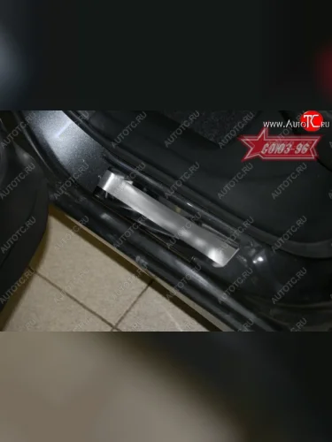 Накладки на внутренние пороги Souz-96 Honda Civic  FD (2005-2011) седан дорестайлинг, седан рестайлинг