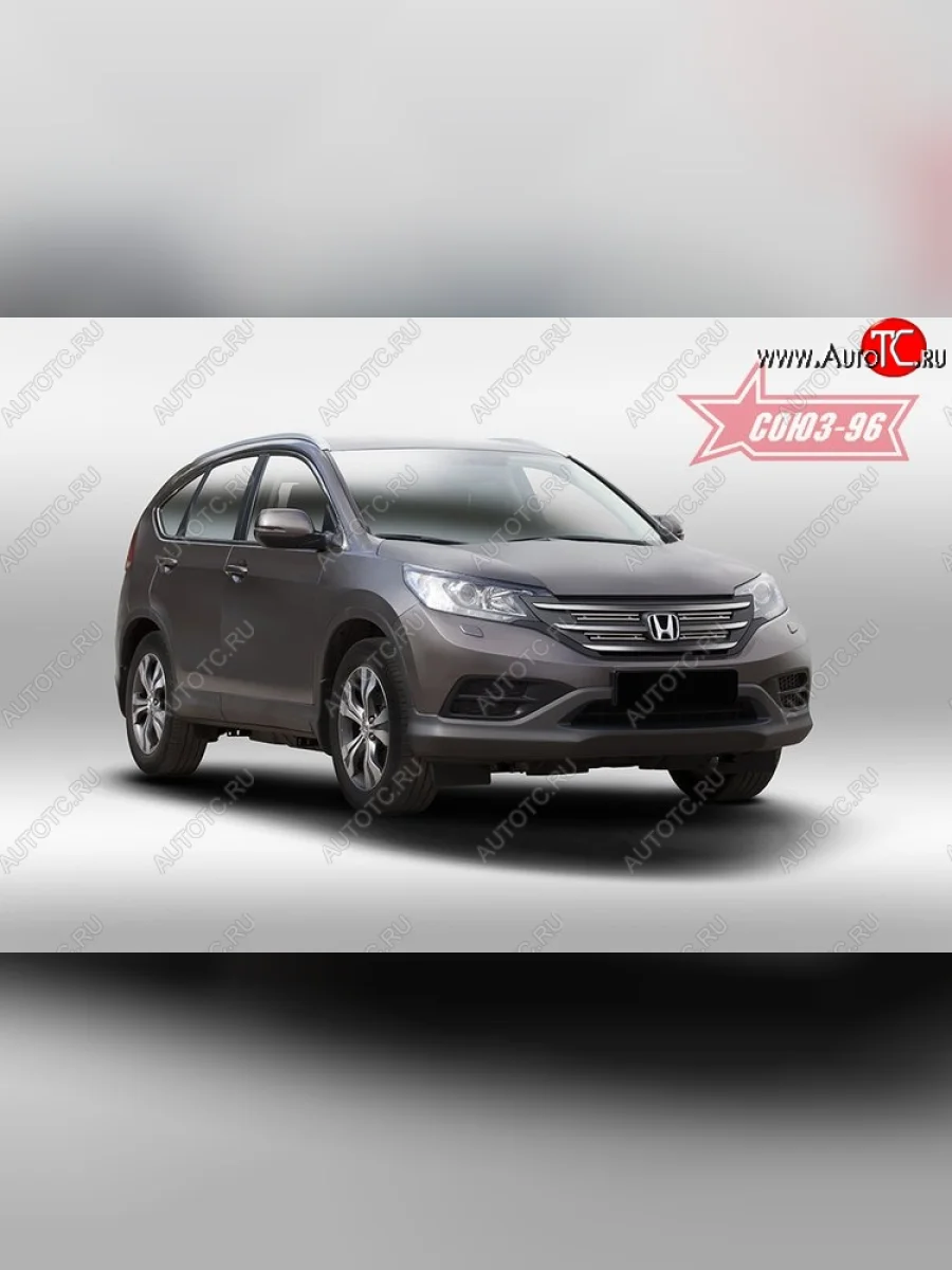 Декоративные элементы решетки радиатора Souz-96 (d10) Honda CR-V RM1,RM3,RM4 дорестайлинг (2012-2015)  в Керчи Республика Крым