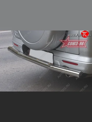 Защита заднего бампера Souz-96 (d60) Honda CR-V RE1,RE2,RE3,RE4,RE5,RE7 дорестайлинг (2007-2010)