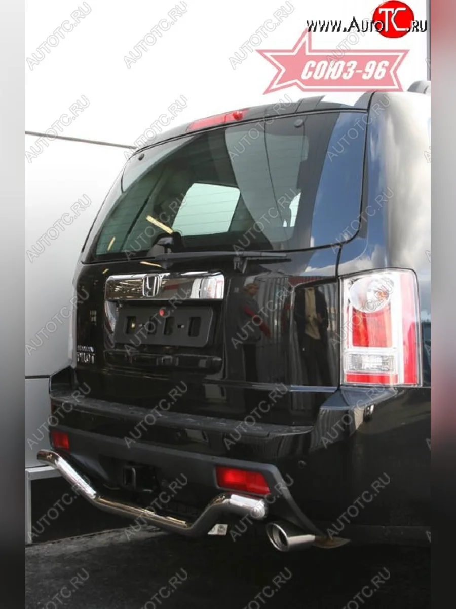 Защита заднего бампера Souz-96 (d60)  Honda Pilot (2008-2015) YF4  в Самаре Самарской области