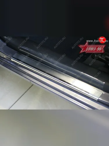 Накладки на внутренние пороги Souz-96 (без логотипа) Hyundai i20  PB (2008-2012) хэтчбэк дорестайлинг