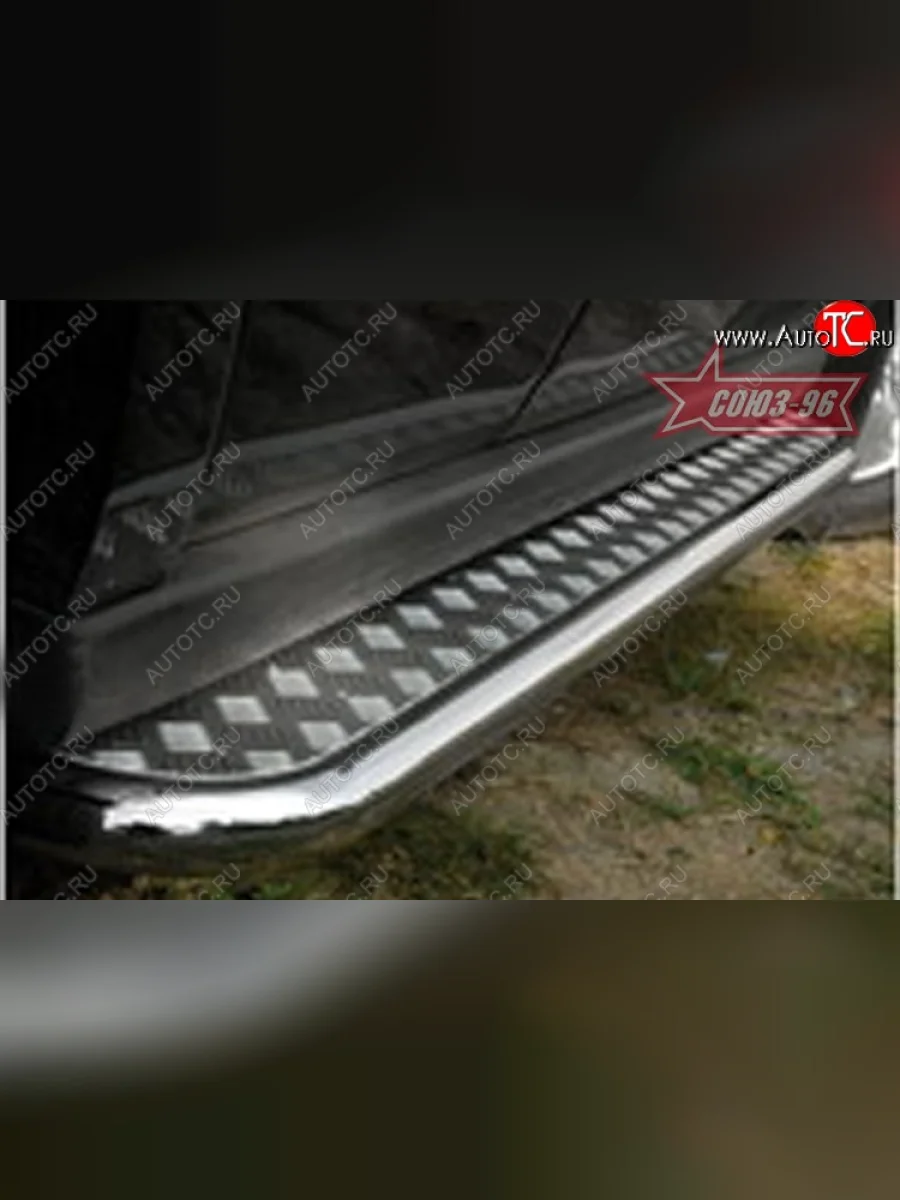 Защита порогов с листом Souz-96 (d42). Jeep Commander (2006-2010)  в Керчи Республика Крым