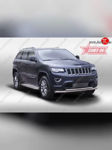 Декоративный элемент воздухозаборника Souz-96 (d16) Jeep Grand Cherokee  WK2 (2010-2013) дорестайлинг