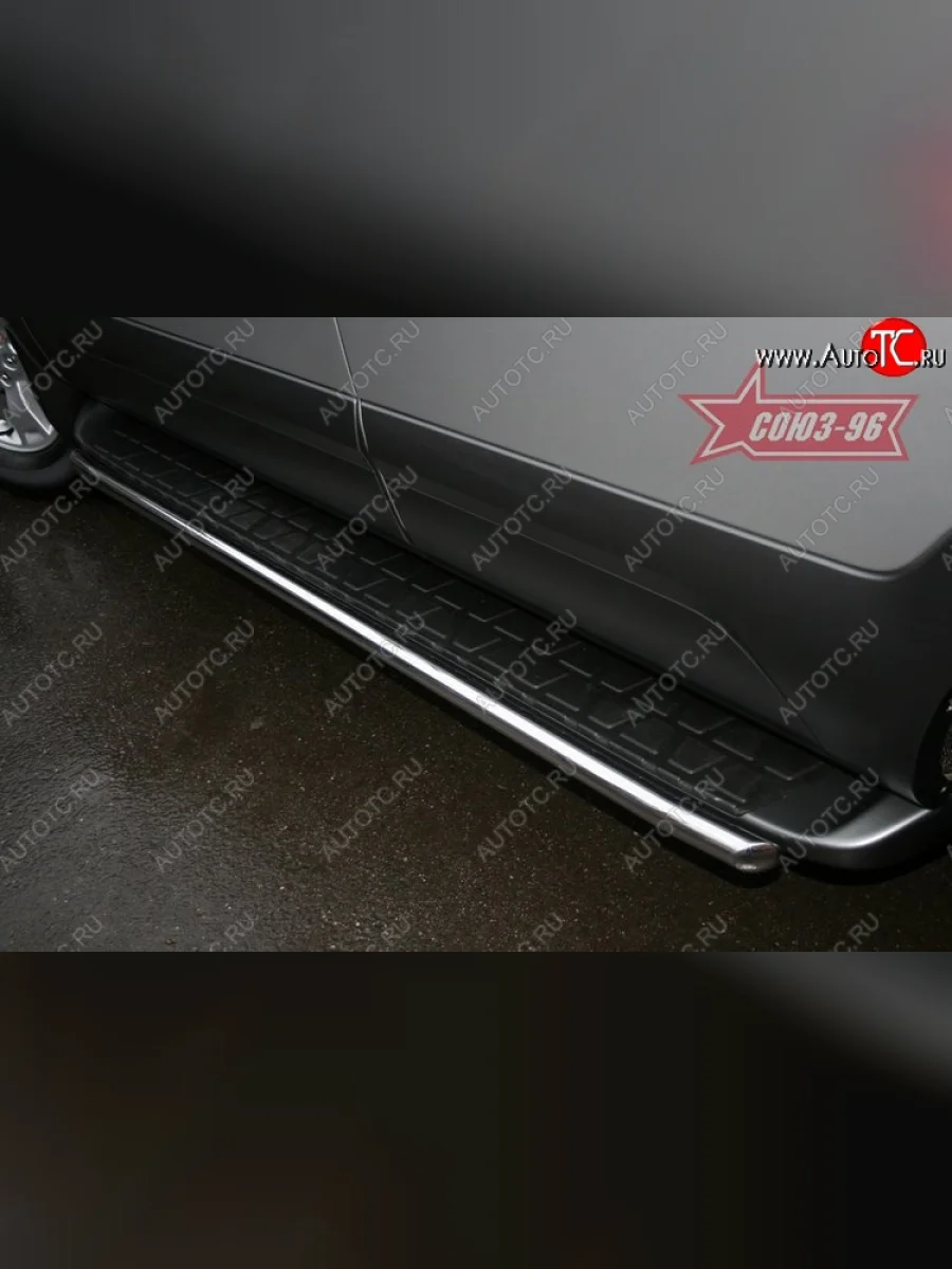 Защита штатных порогов Souz-96 (d42) KIA Mohave HM дорестайлинг (2008-2017)  в Керчи Республика Крым