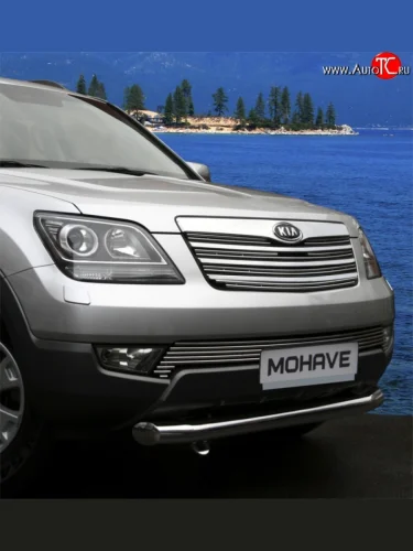 Декоративная вставка воздухозаборника Novline KIA Mohave  HM (2008-2017) дорестайлинг