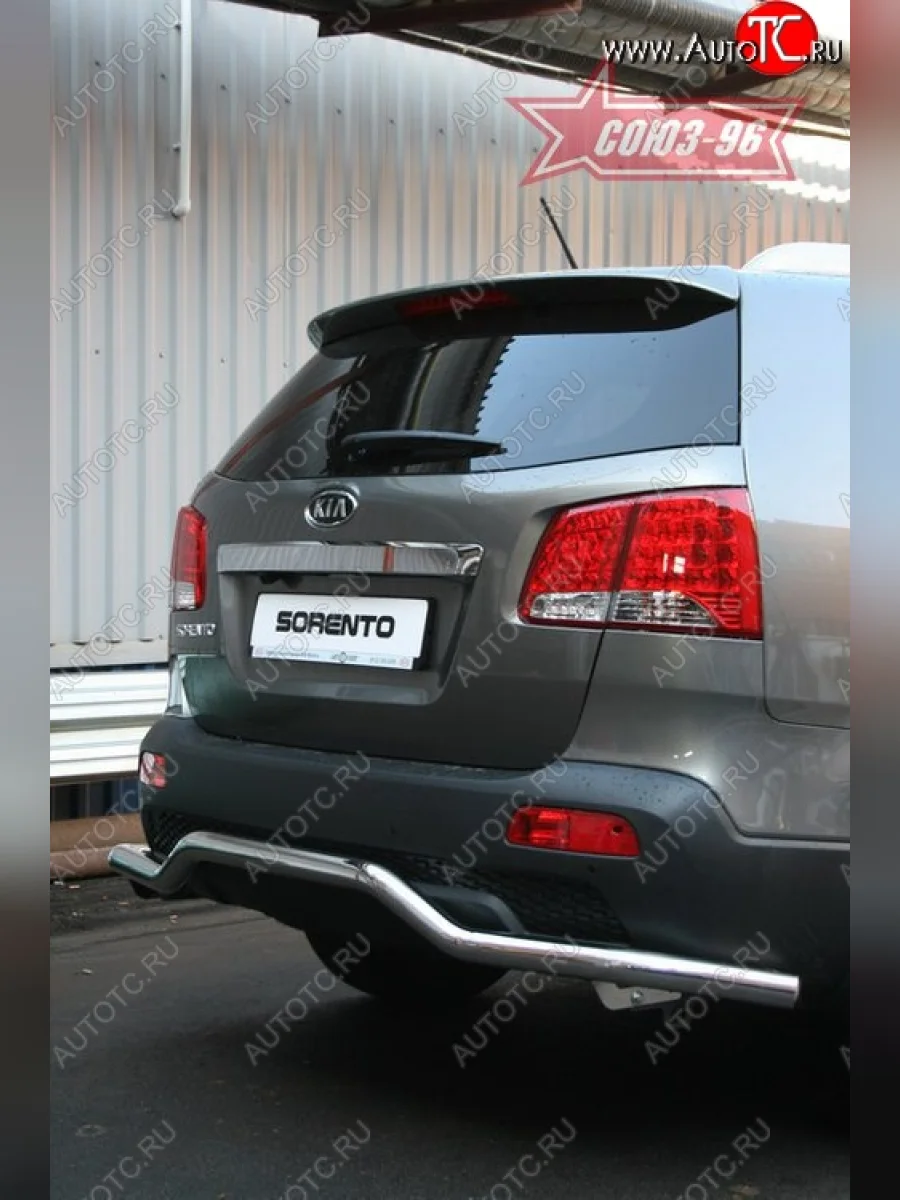 Защита заднего бампера Souz-96 (d60) KIA Sorento XM дорестайлинг (2009-2012)  в Керчи Республика Крым