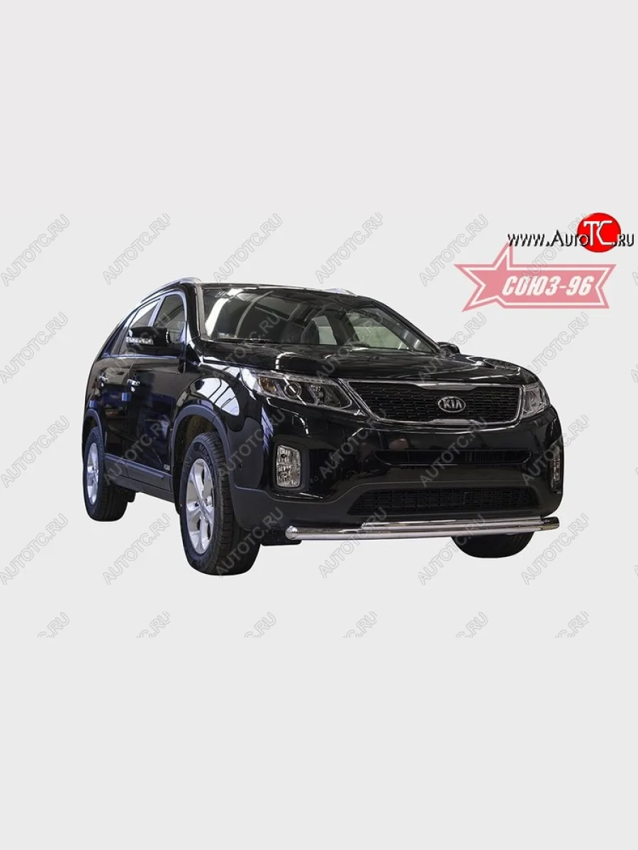 Защита переднего бампера двойная Souz-96 (d460/42) KIA Sorento XM рестайлинг (2012-2015)  в Керчи Республика Крым
