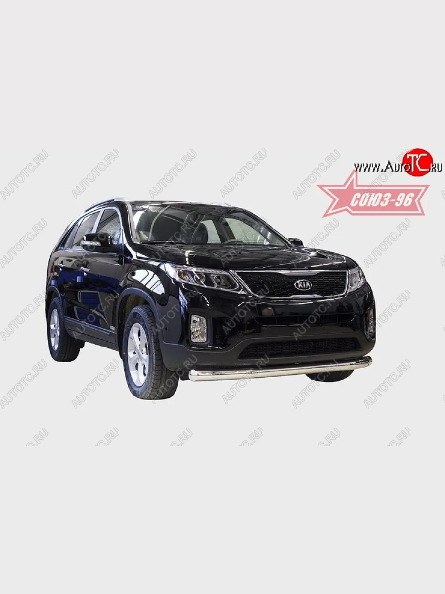 Защита переднего бампера труба d76 KIA Sorento XM рестайлинг (2012-2015)  в Керчи Республика Крым