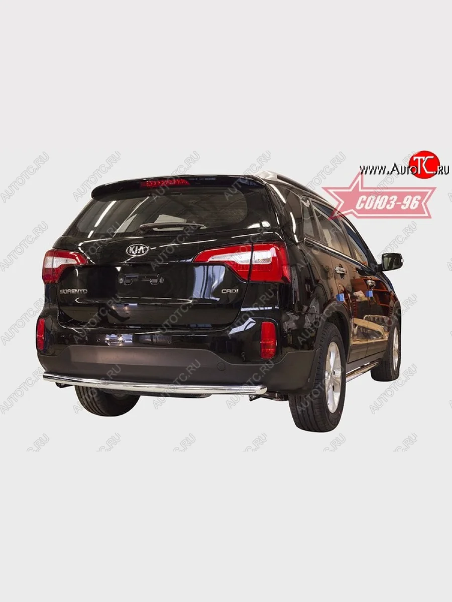 Защита заднего бампера Souz-96 (d60) KIA Sorento XM рестайлинг (2012-2015)  в Перми Пермском крае