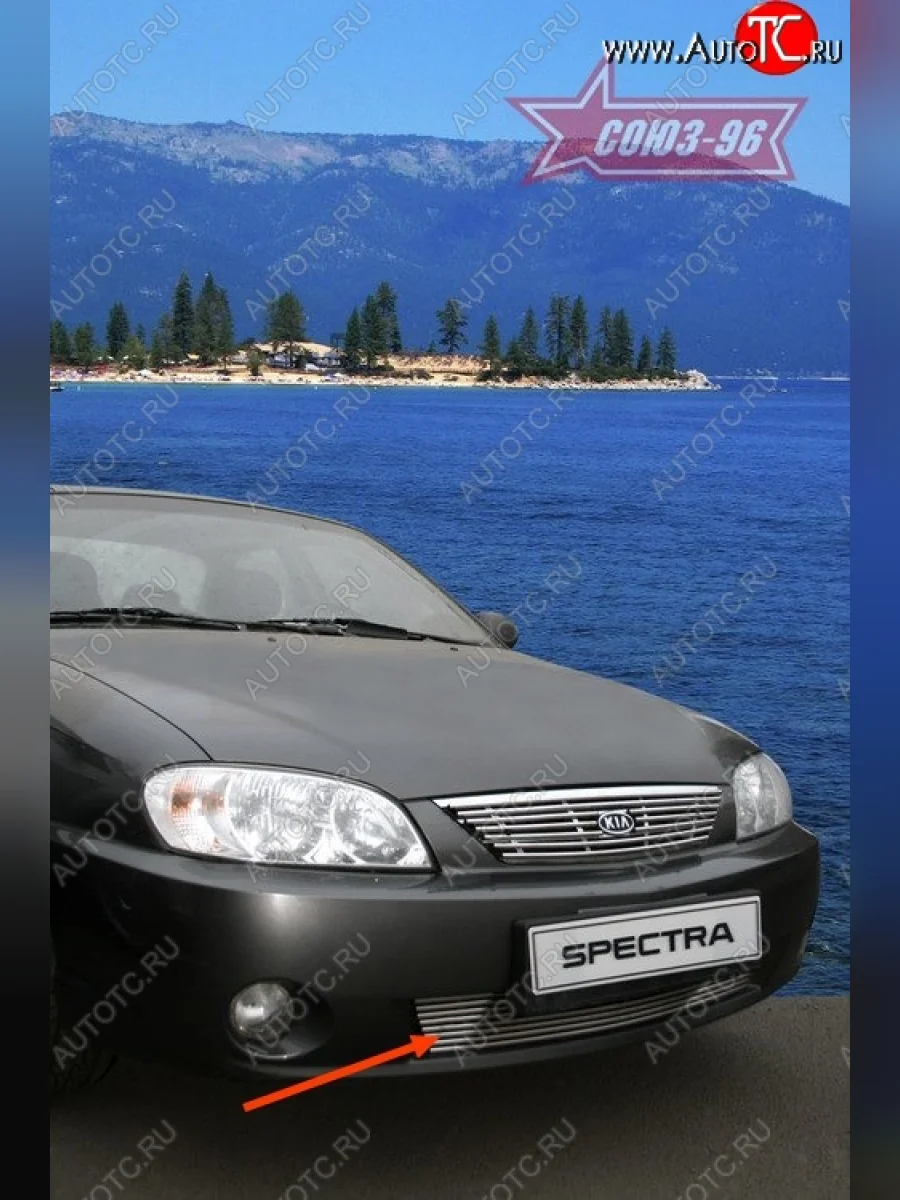 Декоративный элемент воздухозаборника Souz-96 (d10)  KIA Spectra (2000-2009)  в Самаре Самарской области