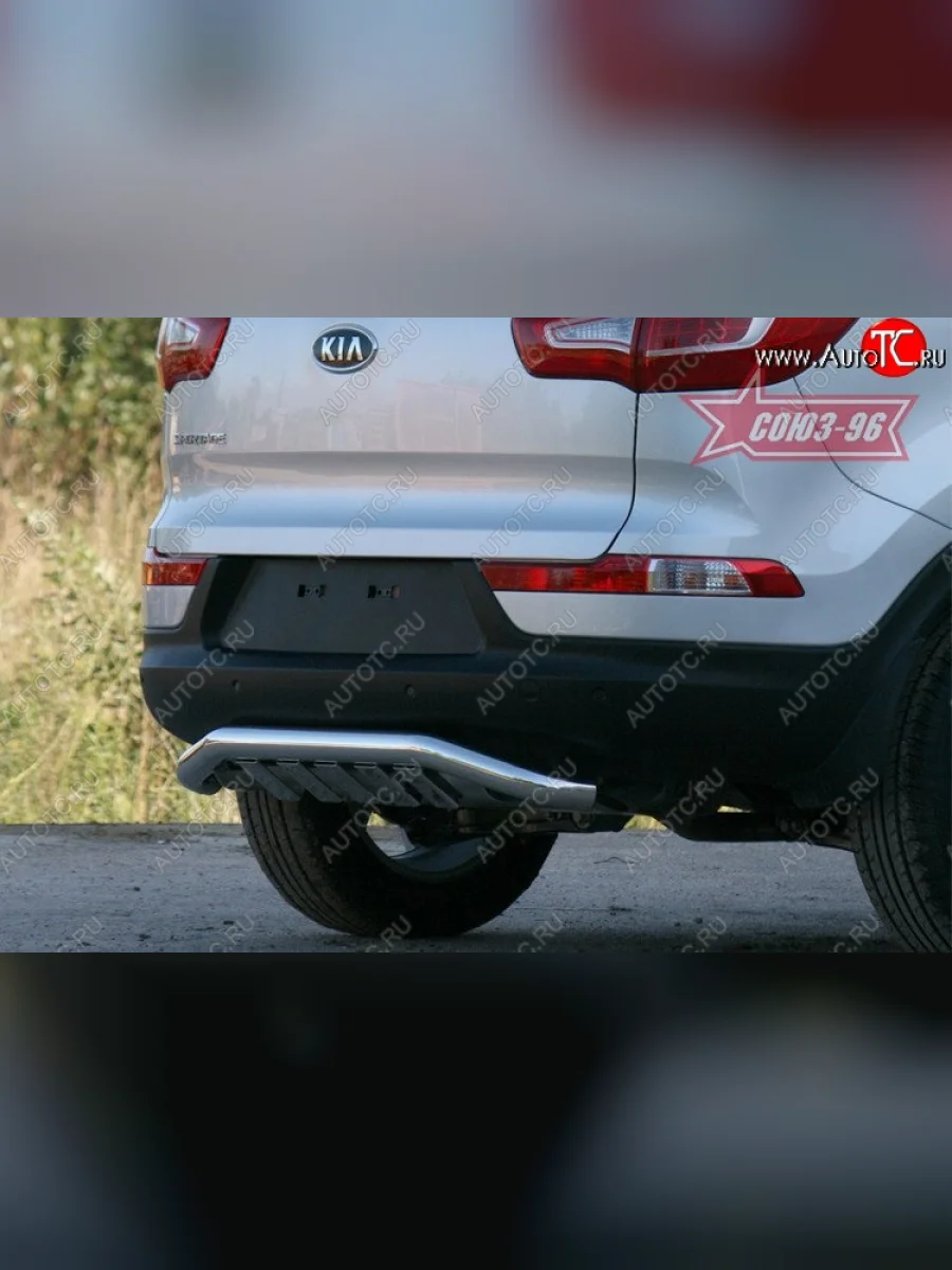 Защита заднего бампера с профилем Souz-96 (d60)  KIA Sportage (2010-2016) 3 SL  в Керчи Республика Крым