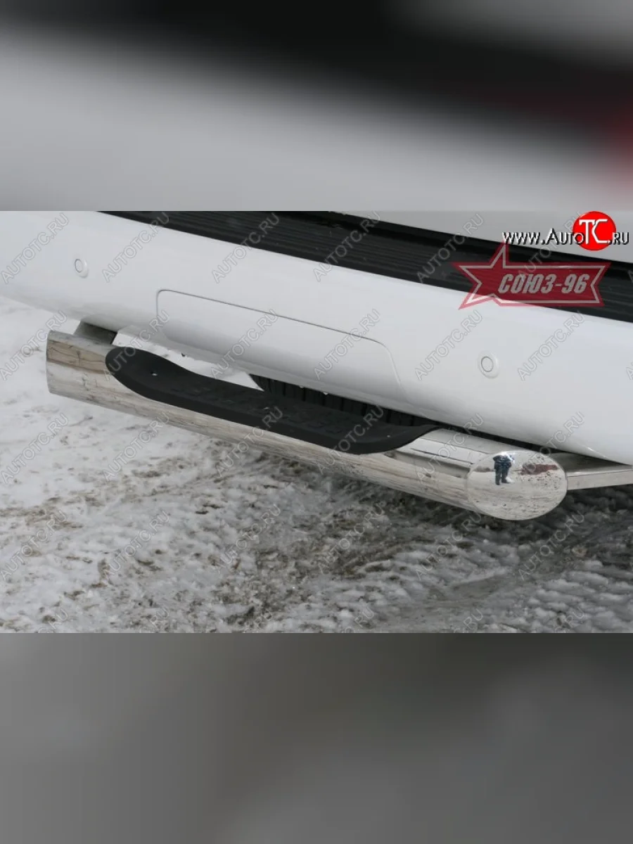 Защита заднего бампера с проступью Souz-96 (d76)  Lexus GX460 (2009-2013) J150  в Самаре Самарской области