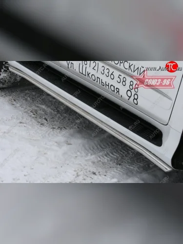 Защита штатных порогов Souz-96 (d42) Lexus GX460  J150 (2009-2013) дорестайлинг