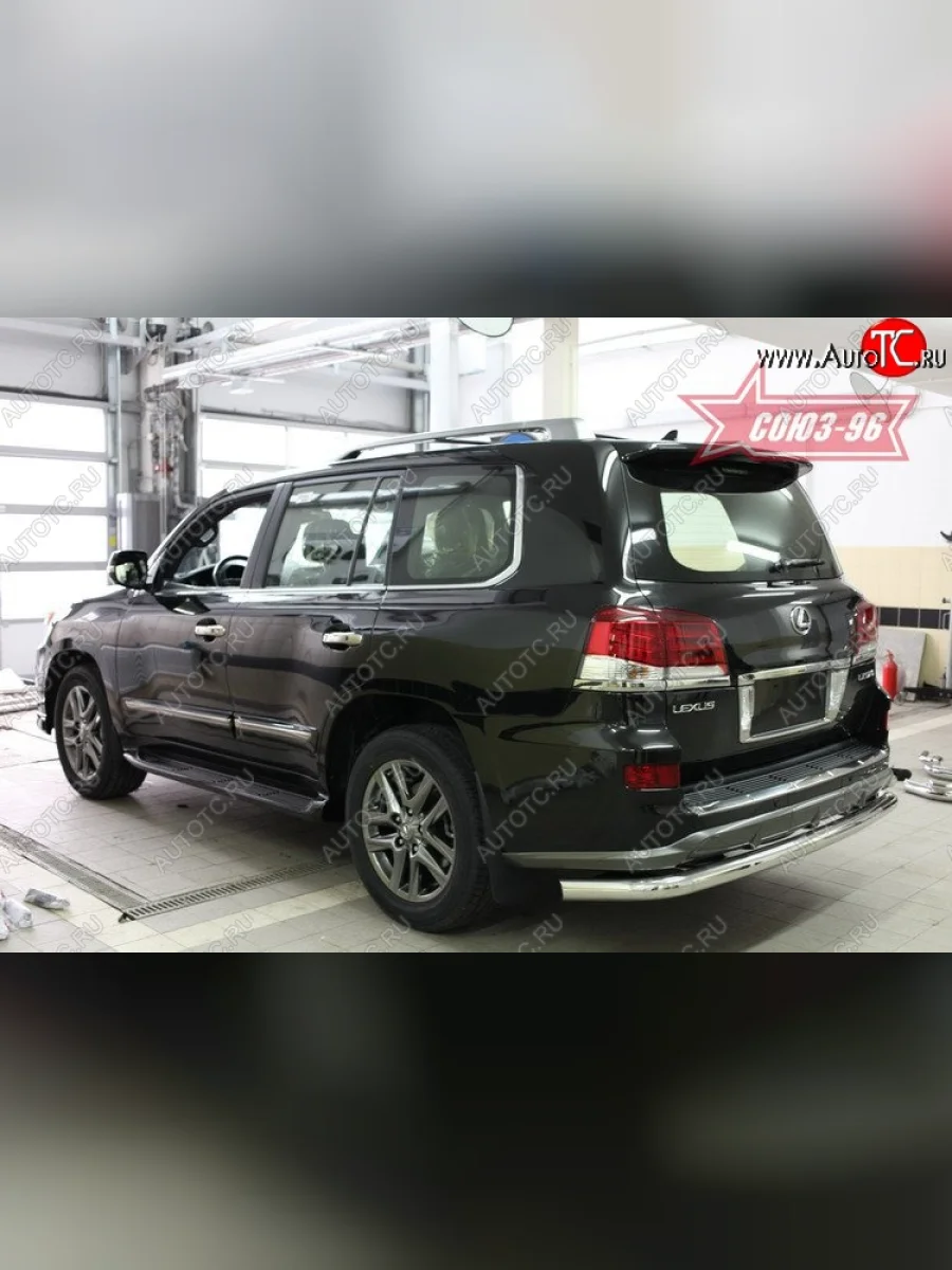 Защита заднего бампера Sport Souz-96 (d76) Lexus LX570 J200 1-ый рестайлинг (2012-2015)  в Перми Пермском крае