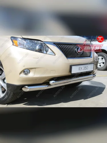 Защита переднего бампера двойная Souz-96 (d76/60) Lexus RX350 AL10 дорестайлинг (2008-2012)