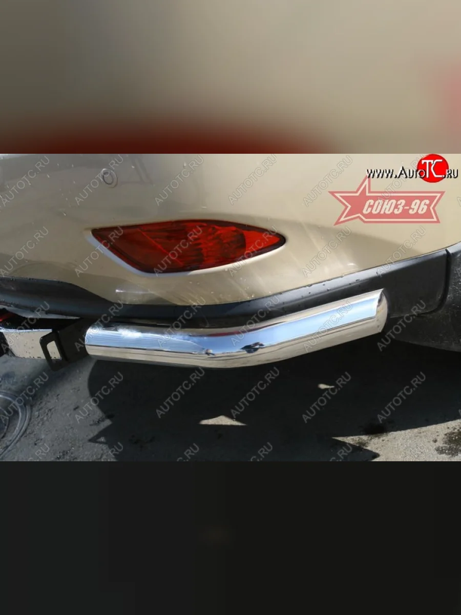 Защита заднего бампера Souz-96 (d60) Lexus RX350 AL10 дорестайлинг (2008-2012)  с доставкой в г. Керчь