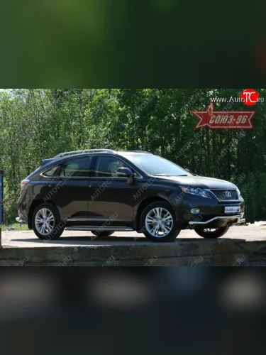 Защита переднего бампера одинарная Souz-96 (d60) Lexus RX450H AL10 дорестайлинг (2009-2012)