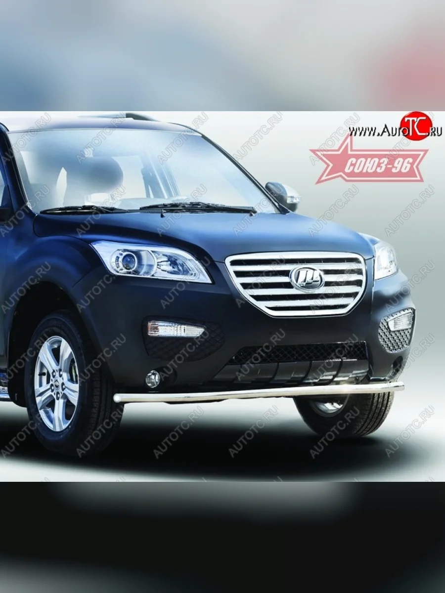 Защита переднего бампера одинарная Souz-96 (d42).  Lifan X60 (2011-2015)  в Самаре Самарской области