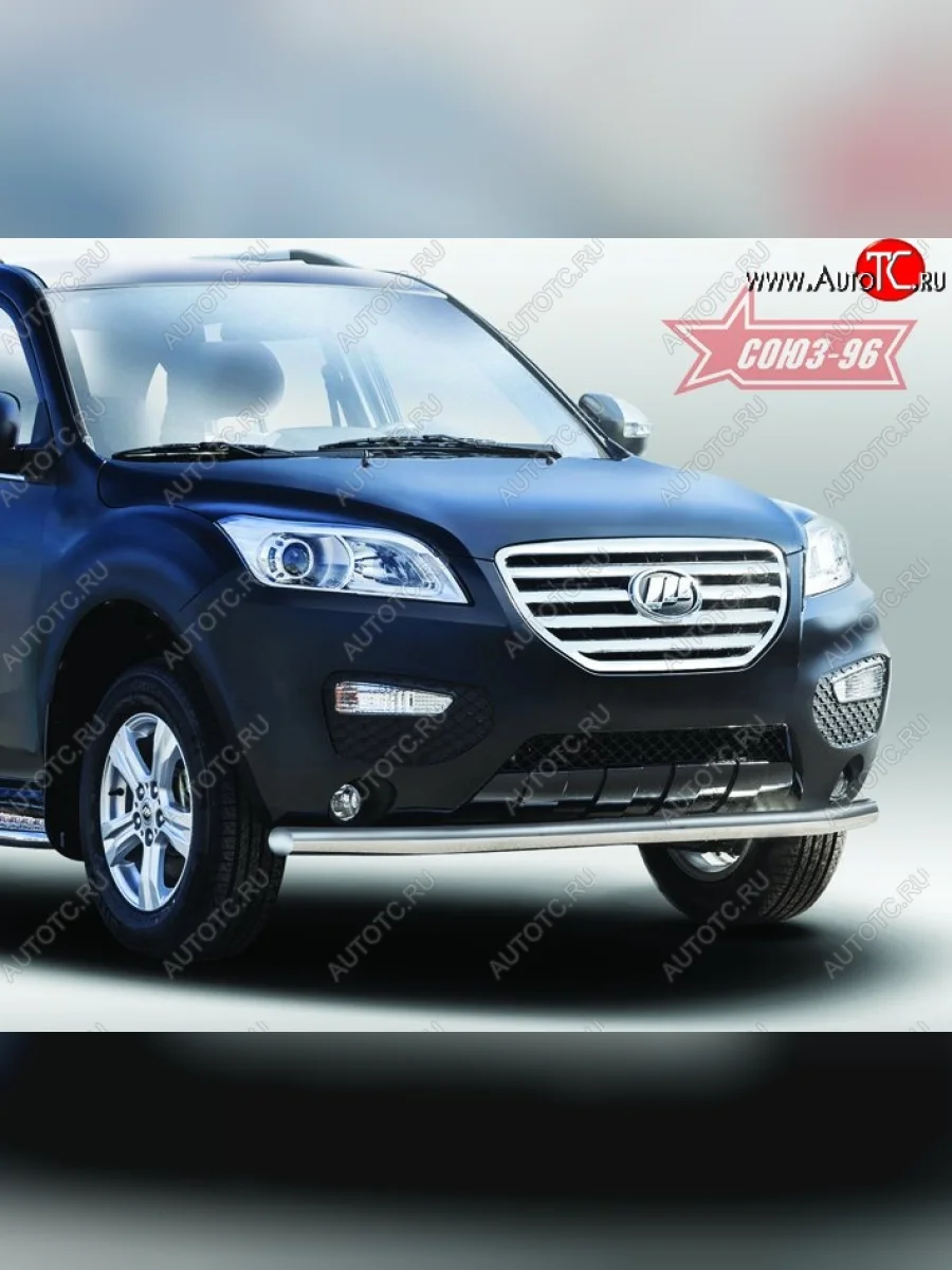 Защита переднего бампера одинарная Souz-96 (d60).  Lifan X60 (2011-2016)  в Самаре Самарской области