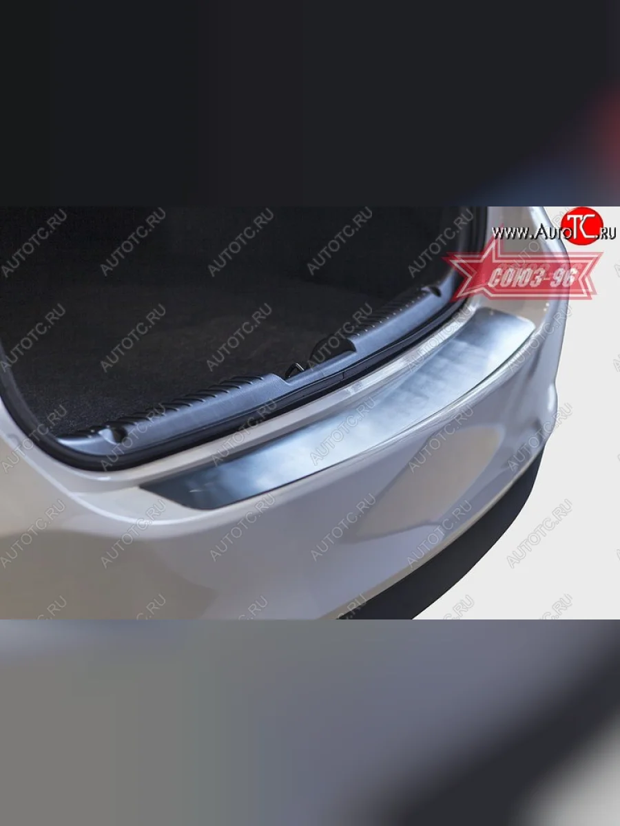 Накладка на задний бампер Souz-96 Mazda 6 GJ дорестайлинг седан (2012-2015)  в Керчи Республика Крым