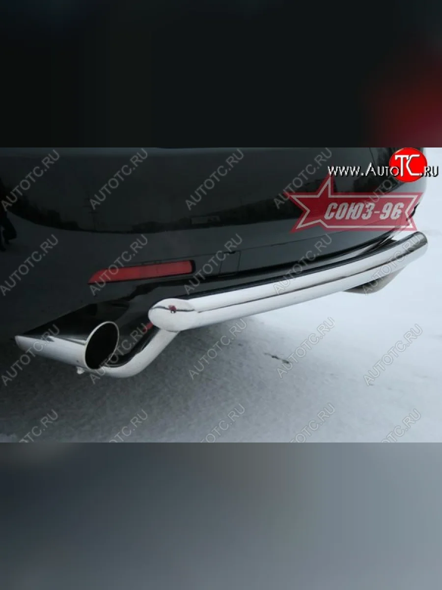 Защита заднего бампера Souz-96 (d60) Mazda CX-7 ER дорестайлинг (2006-2010)  в Керчи Республика Крым