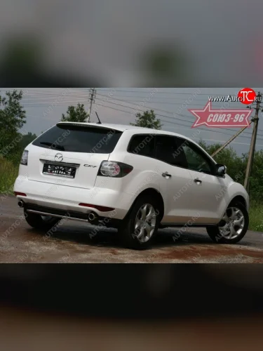 Защита заднего бампера Souz-96 (d42) Mazda CX-7 ER рестайлинг (2010-2012)