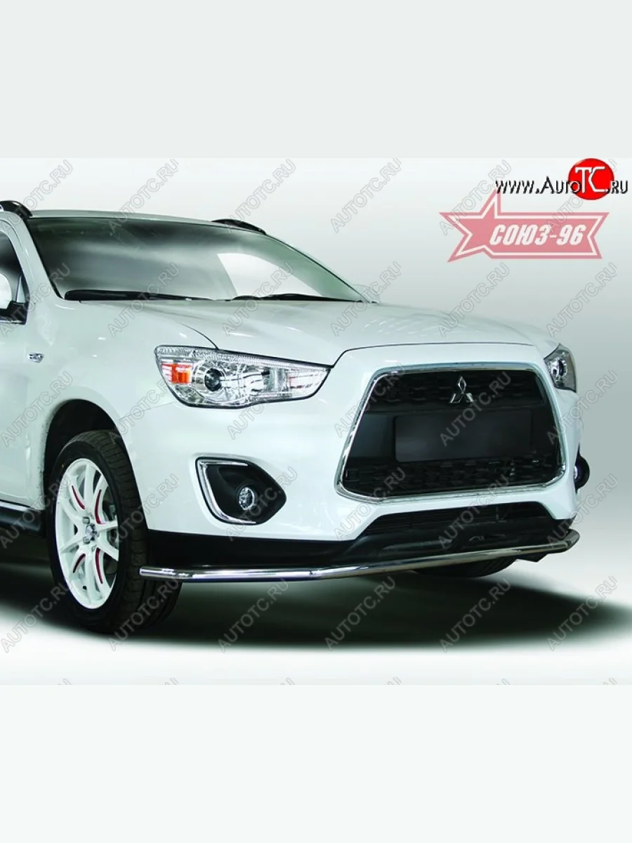 Защита переднего бампера (d42) Souz-96 Mitsubishi ASX 1-ый рестайлинг (2013-2016)  в Керчи Республика Крым