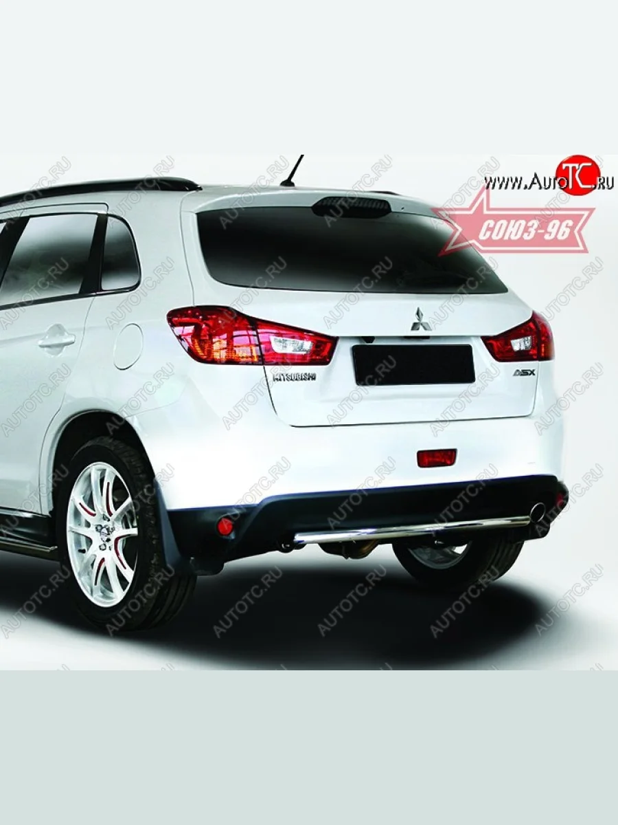 Защита заднего бампера (d42) Souz-96 Mitsubishi ASX 1-ый рестайлинг (2013-2016)  в Керчи Республика Крым