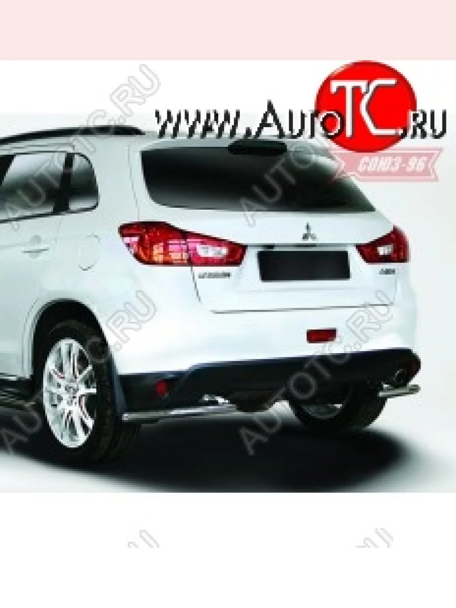 Защита заднего бампера уголки d42 Souz-96 Mitsubishi ASX 1-ый рестайлинг (2013-2016)  в Самаре Самарской области