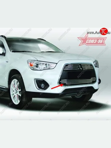 Декоративный элемент воздухозаборника Souz-96 (d16) Mitsubishi ASX (2013-2016) 1-ый рестайлинг