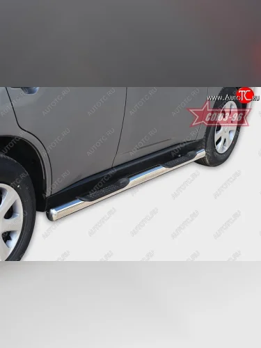 Защита порогов с проступью Souz-96 (d76) Mitsubishi Outlander GF дорестайлинг (2012-2014)