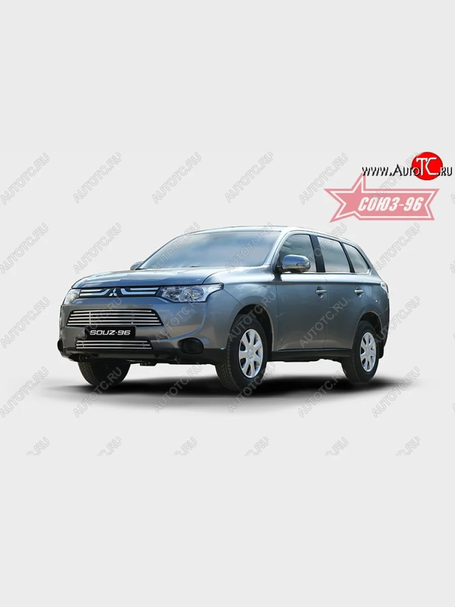 Декоративные элементы воздухозаборника Souz-96 (d16) Mitsubishi Outlander GF дорестайлинг (2012-2014)  в Керчи Республика Крым