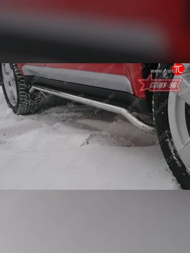 Защита порогов Souz-96 (d42) Mitsubishi Outlander XL (CW)  дорестайлинг (2005-2009)