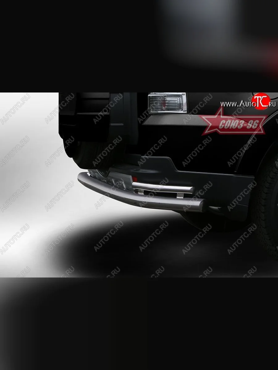 Защита заднего бампера Souz-96 (d76/42)  Mitsubishi Pajero (2006-2011) 4 V90  в Керчи Республика Крым