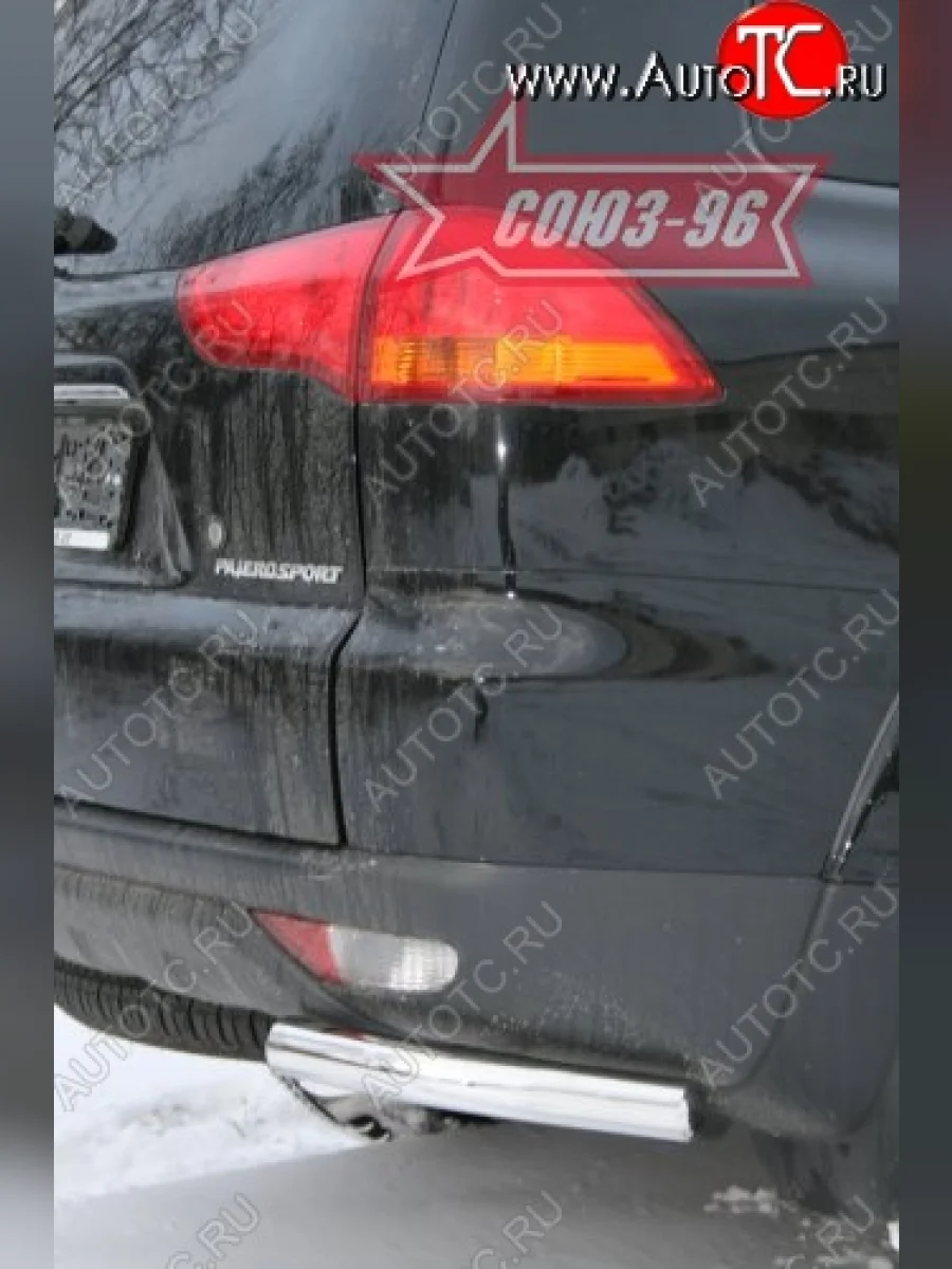 Защита заднего бампера Souz-96 (d60)  Mitsubishi Pajero Sport (2008-2013) PB  в Самаре Самарской области