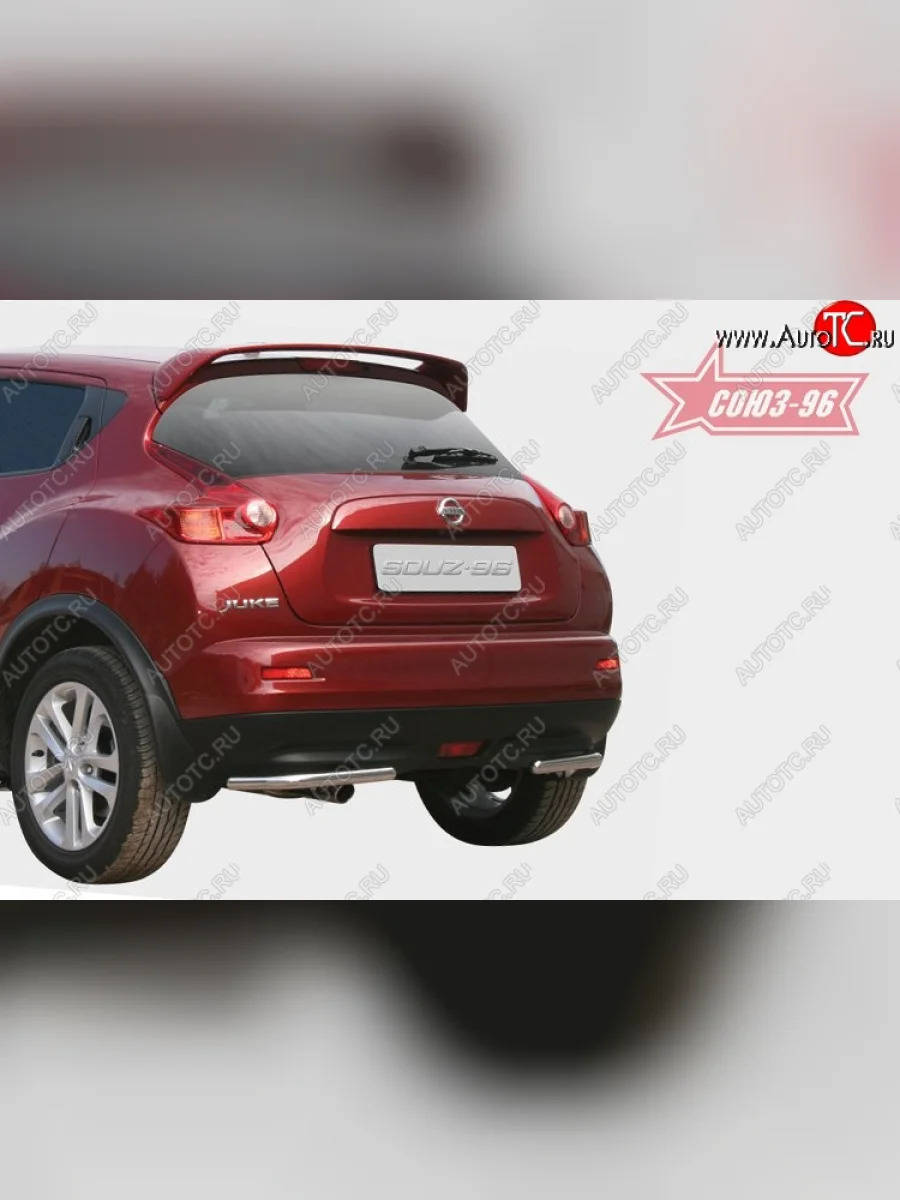 Защита заднего бампера Souz-96 4x2 (d42)  Nissan Juke (2010-2020) 1 YF15  в Воронеже Воронежской области