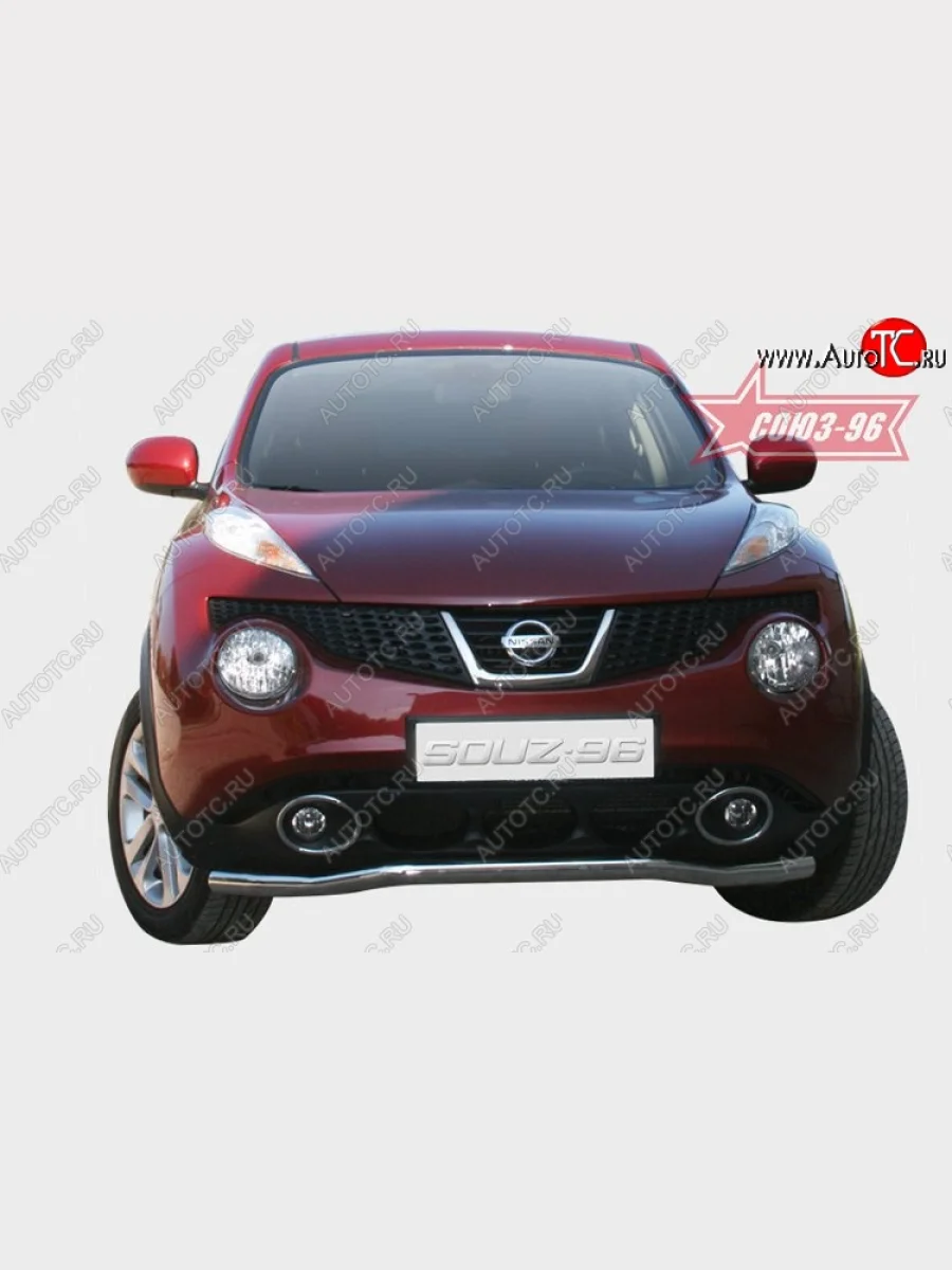 Защита переднего бампера одинарная Souz-96 (d60).  Nissan Juke (2010-2020) 1 YF15  в Керчи Республика Крым