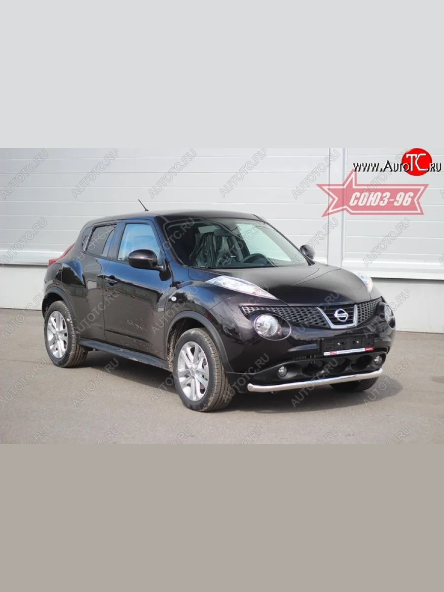 Защита переднего бампера одинарная 4x2 Souz-96 Premium (d60)  Nissan Juke (2010-2020) 1 YF15  в Керчи Республика Крым