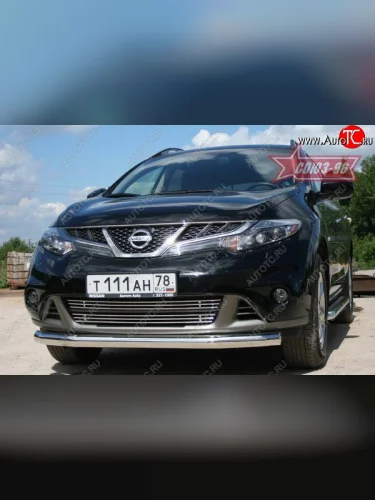 Декоративный элемент воздухозаборника Souz-96 (d10) Nissan Murano  2 Z51 (2010-2016) рестайлинг