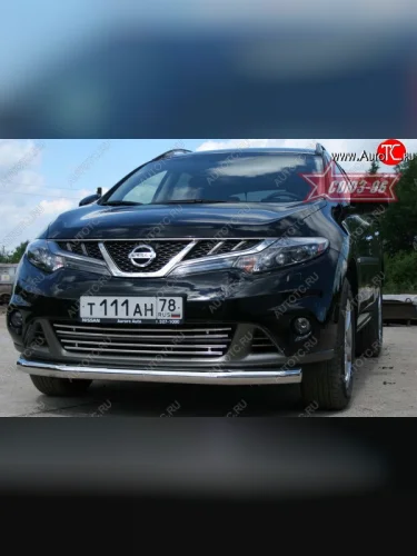 Декоративный элемент воздухозаборника Souz-96 (d16) Nissan Murano  2 Z51 (2010-2016) рестайлинг