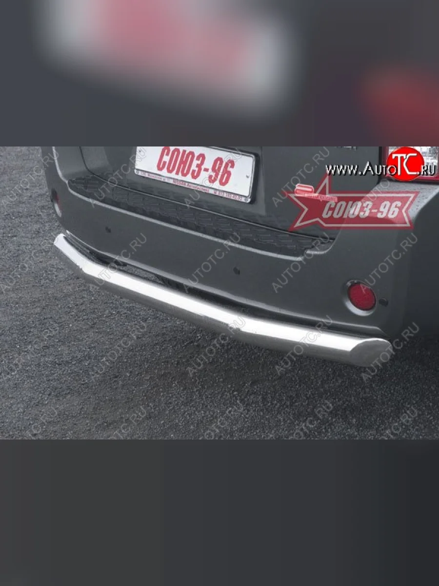 Защита заднего бампера Souz-96 (d76) Nissan Pathfinder R51 дорестайлинг (2004-2007)  в Самаре Самарской области