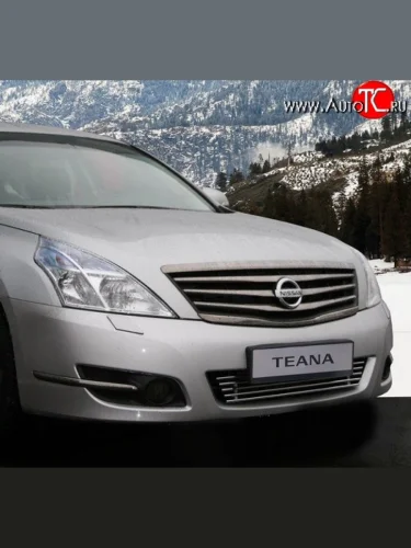 Декоративная вставка воздухозаборника Novline Nissan Teana  2 J32 (2008-2011) дорестайлинг