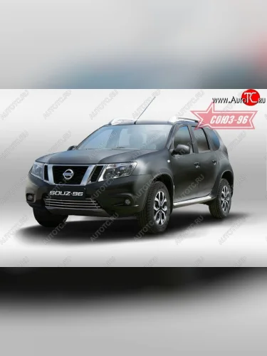 Декоративный элемент воздухозаборника Souz-96 (d16) Nissan Terrano  D10 (2013-2022) дорестайлинг, рестайлинг