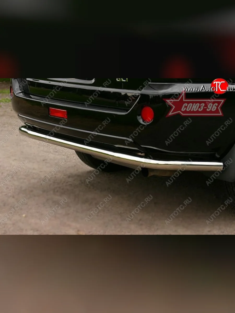 Защита заднего бампера Souz-96 (d60) Nissan X-trail 1 T30 дорестайлинг (2000-2003)  в Перми Пермском крае